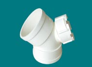 45℃弯头(带检查口)