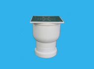 ABS方形不锈钢面板地漏